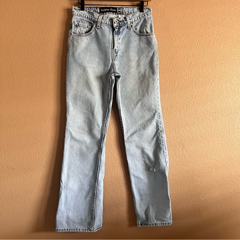 Levi’s Vintage Silver Tab Hipster Flare Jeans Size 9 (has flaws)
